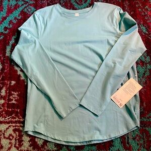 NWT Lululemon Love Long Sleeve Tee sz 10 Tidal Teal